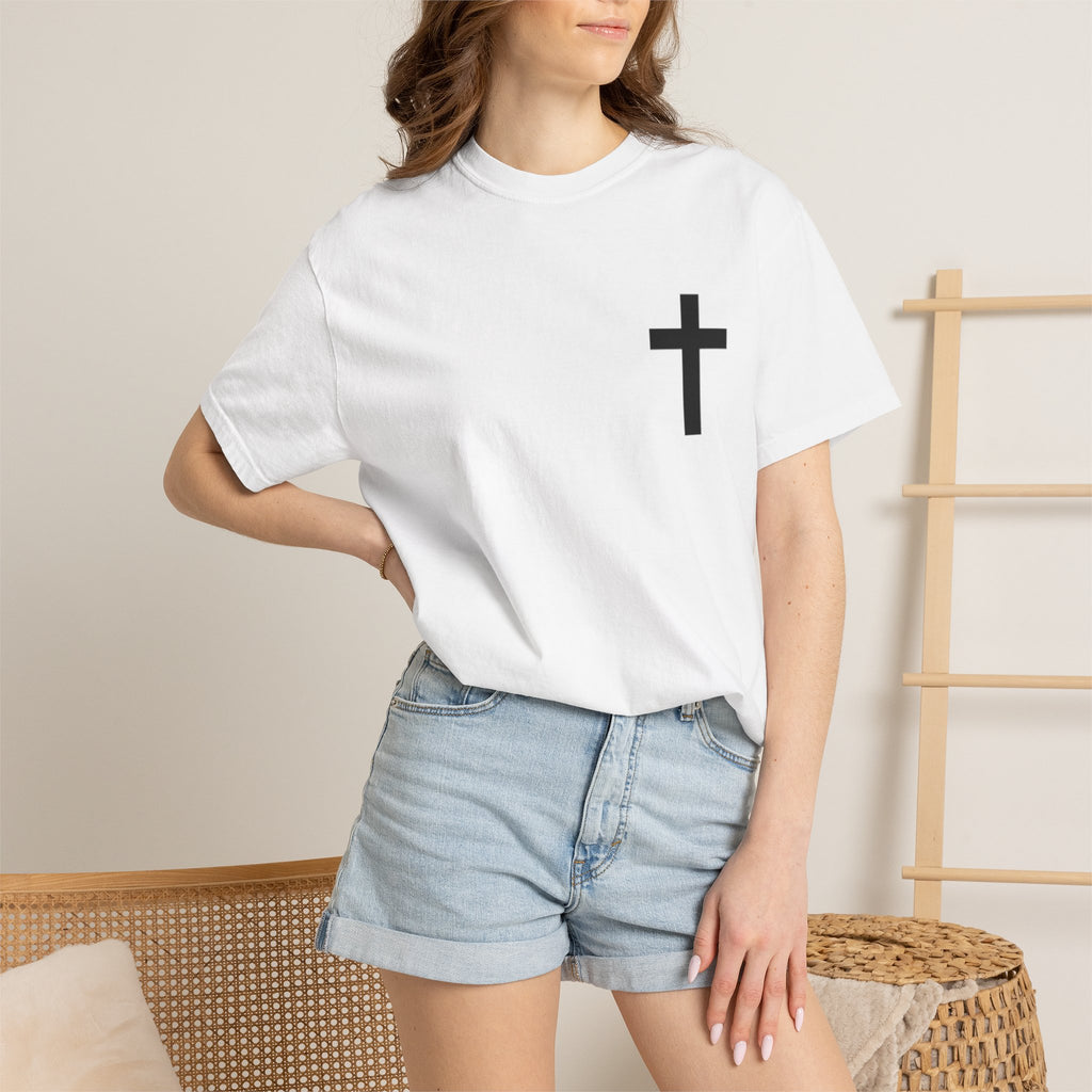 Proverbs 21:31 Knight Cross T-Shirt — Christian Faith Armor Tee