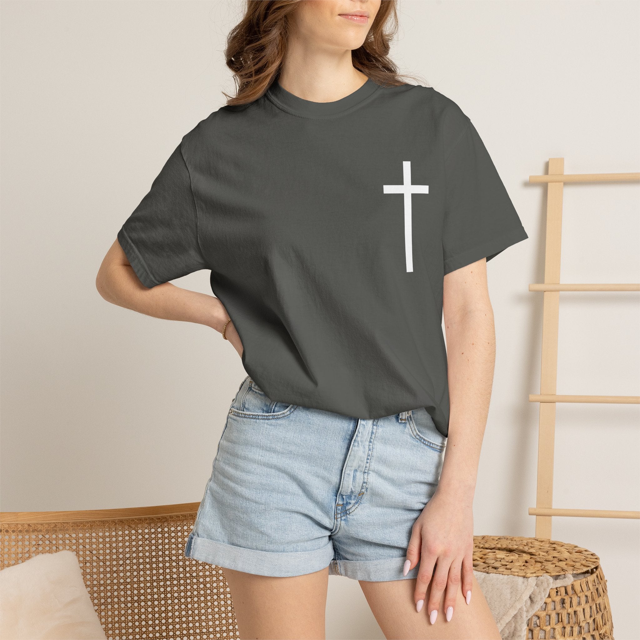 Proverbs 21:31 Knight Cross T-Shirt — Christian Faith Armor Tee