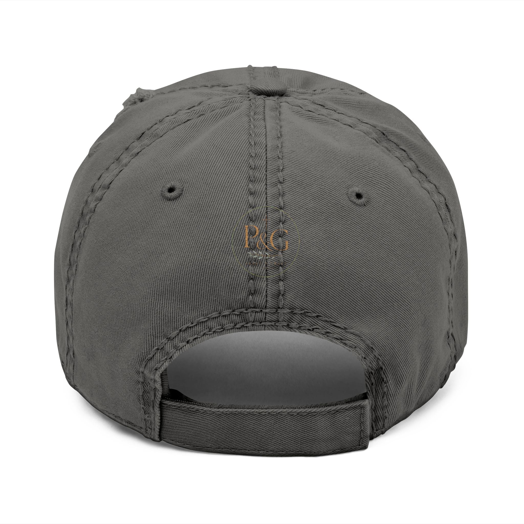 PRAY Distressed Dad Hat — Embroidered Vintage Baseball Cap for Faith & Prayer