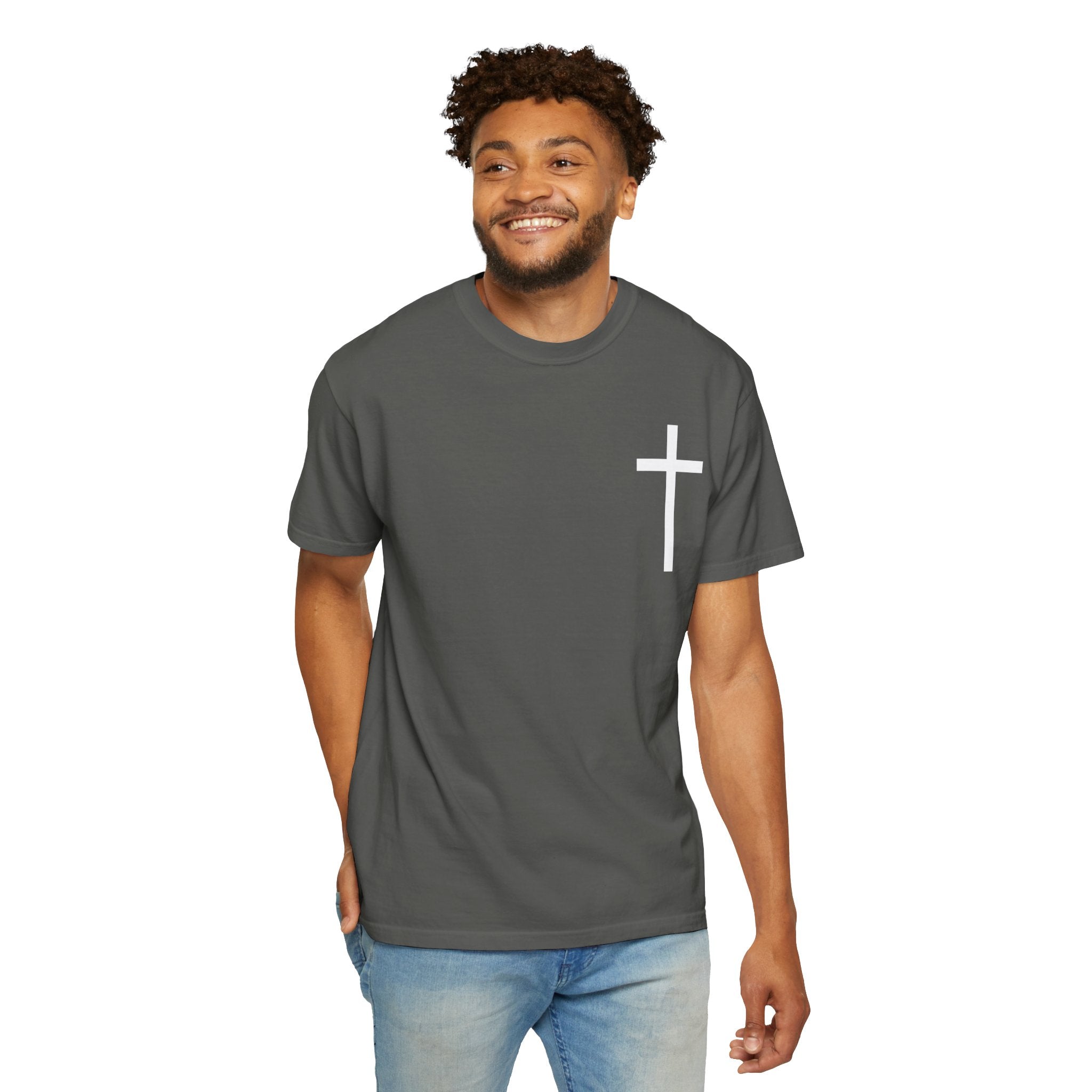 Proverbs 21:31 Knight Cross T-Shirt — Christian Faith Armor Tee
